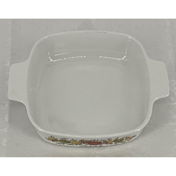 Corning Ware Spice Of Life 1 Quart Square‎ Casserole Dish L'Echalote - Picture 2 of 6